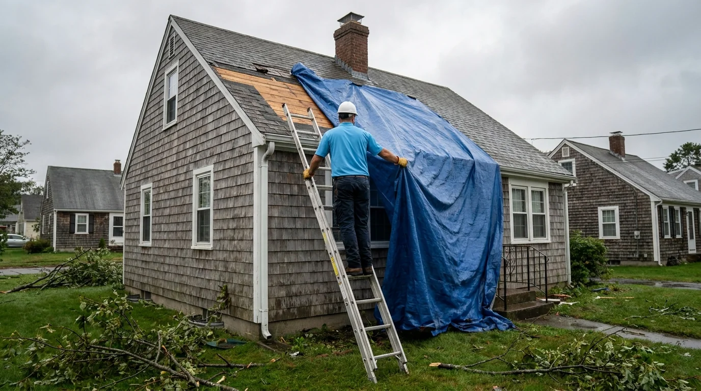 Storm Damage Restoration in Hackensack